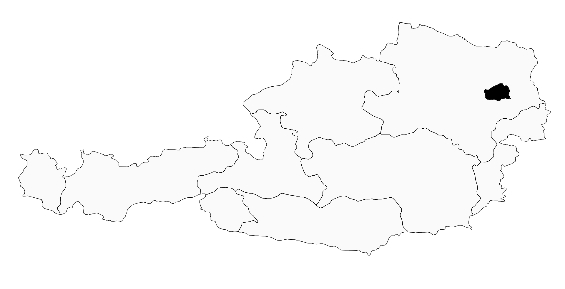 Österreich Wien Karte